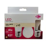 Carrefour ampoule LED fil sphérique 40W E27 x3