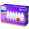 Philips led 40w b35 e14 ww fr nd 6ct/4  216g