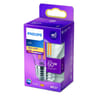 Philips ampoule LED E27 sphérique filament blanc-chaud 60W