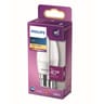 Philips led flamme b22 40w blanc chaud dépolie