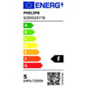 Philips led flamme b22 40w blanc chaud dépolie