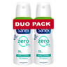 Sanex zero déodorant spray compressé extra control 2x100ml