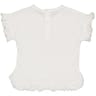 Tee shirt manches courtes fille BLANC 36MOIS