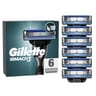 Gillette mach3 recharges de lames de rasoir pour homme x6