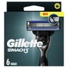 Gillette mach3 recharges de lames de rasoir pour homme x6