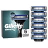 Gillette mach3 recharges de lames de rasoir pour homme x6