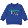 Sweat manches longues garçon BLEU RAYE BLANC 24MOIS