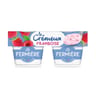 La fermière le crémeux framboise 2x120g