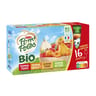 Pom'potes bio 4 pomme /4 pomme fraise/4 pomme abricot/4 pommes poires x16