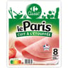 Carrefour classic jambon Le Paris cuit à l'étouffée 8 tranches 320g
