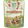 Jardin bio etic doypack lentilles et pois chiches sans gluten bio 250g