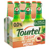 Tourtel Twist bière sans alcool aromatisée pêche 6x27,5cl 0%vol