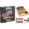 Jeux de voyage en bois 4 en 1