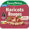 Fleury michon tranches végétales saveur barbecue haricots rouges 4x120g