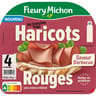 Fleury michon tranches végétales saveur barbecue haricots rouges 4x120g