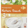 Carrefour classic fromage blanc nature sucré 8x100g