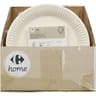 Carrefour home 50 assiettes blanc carton 18cm