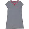 Liquette manches courtes femme MARINE RAYE BLANC T34/36