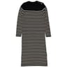 Robe pull manches longues femme BLACK/WHITE STRIPES T50/52