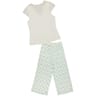 Pyjama long femme GREEN AOP 34\36