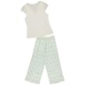 Pyjama long femme GREEN AOP 34\36