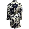 Peignoir femme BLANC NAVY AOP T42