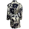 Peignoir femme BLANC NAVY AOP T46