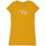 Liquette manches courtes femme MOUTARDE T50/52