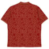 Polo manches courtes aop fleurs homme TERRACOTTA M