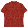 Polo manches courtes aop fleurs homme TERRACOTTA XXL