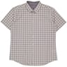 Chemise manches courtes carreaux homme GRIS XL