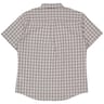 Chemise manches courtes carreaux homme GRIS XL