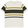 Tee-shirt manches courtes rayé homme KAKI M