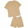 Pyjama court col tunisien pique homme BEIGE M