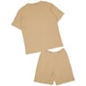 Pyjama court col tunisien pique homme BEIGE XXL