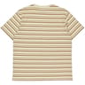 Tee-shirt manches courtes rayé homme ECRU XXL