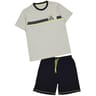 Pyjama court print bike homme GRIS CHINE XXL