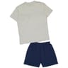 PYJASHORT BANDES GRIS CHINE XXL