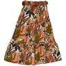 Jupe longue imprimée femme IMP FEUILLAGES T48