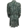 Robe manches longues femme GREEN AOP T52