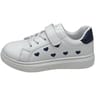 Basket fille 28/34 BLANC/BLEU NUIT 29