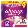 Always platinum serviettes long plus x20