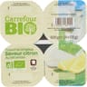Carrefour bio yaourt citron bio 4x125g