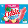 Oasis 10 bâtonnets sorbet pêche pomme framboise 500ml 400g
