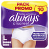 Always discret fuite urinaire taille l x10