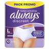 Always discret fuite urinaire taille l x10