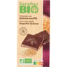 Carrefour bio tablette de chocolat noir quinoa soufflé bio 100g
