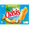 Oasis 10 bâtonnets sorbet multifruits 400ml 400g
