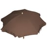 Parasol diam 200cm mat alu inclinable taupe