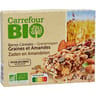 Carrefour bio barres graines et amandes bio x4 -400g